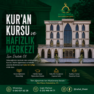 Kur’an Kursu ve Hafızlık Merkezi'ne Bağış